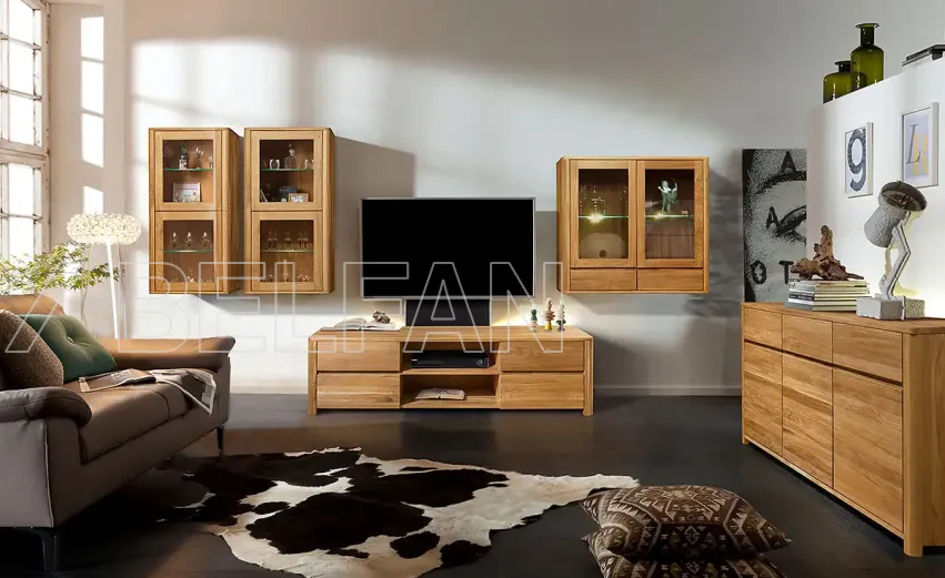 Гостиная «Норд» #12. Цвет: бейц-масло Гостиная «Норд» #12