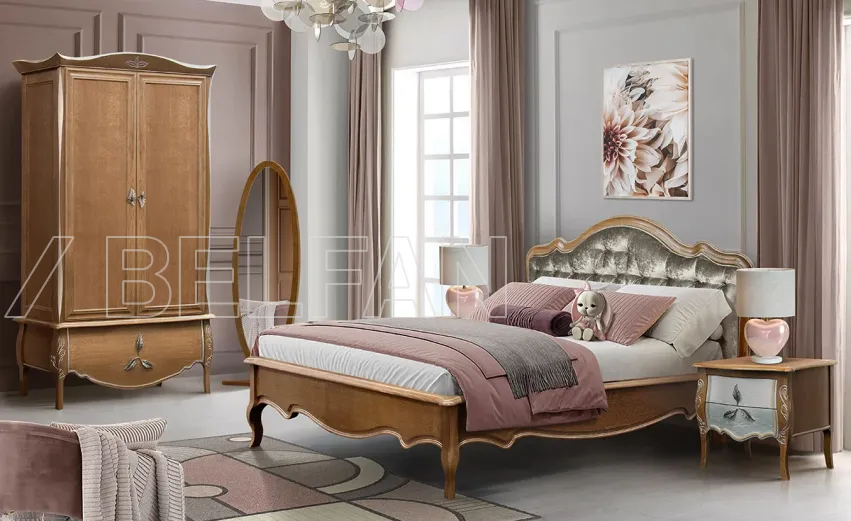 Детская «Трио» #3. Цвет: коньяк с серебряной патиной + серебро Детская «Трио» #3