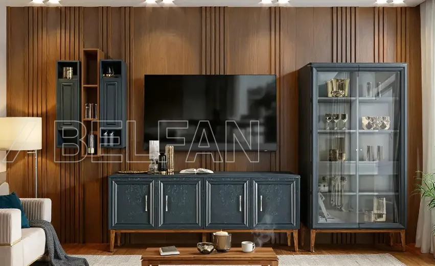 Гостиная «Сакраменто» #7. Цвет: сумеречный, орех Гостиная «Сакраменто» #7